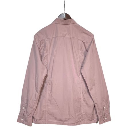 TigreBrocante"100-/broad afro cuban long sleeve shirts"(pink beige)unisex