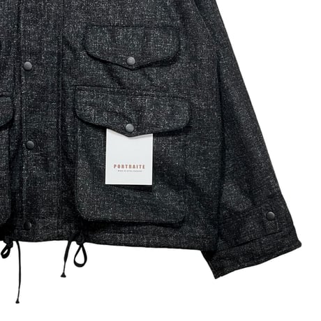 PORTRAITE"classic field jacket short"(charcoal tweed)unisex