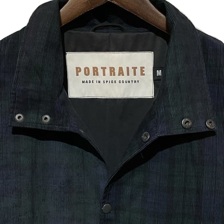 PORTRAITE"over vest"(black watch corduroy)unisex