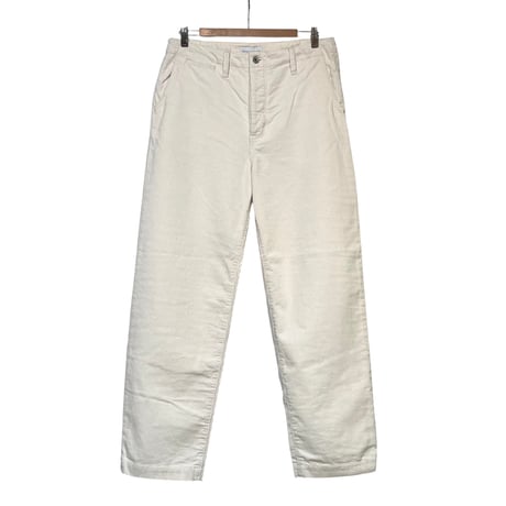 CAERULA PER LIGHTS"corduroy medi pants"(white)unisex