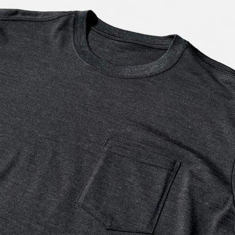 eyya"super merino wool S/S Tee"(charcoal)unisex