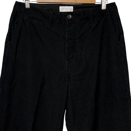 CAERULA PER LIGHTS"corduroy medi pants"(black)unisex