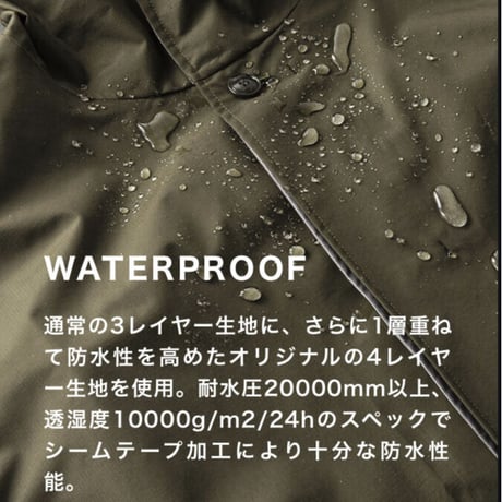 Master-piece wear"packers over coat"(black)unisex
