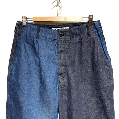 FUNSET OF ART “denim crazy fool pants"(indigo)unisex
