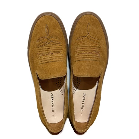 UNMARKED "embroidery slip-on sneaker”(tan)unisex