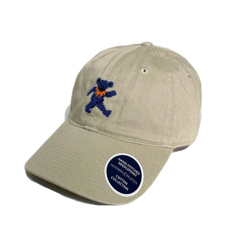SMATHERS & BRANSON"needle point dancing bear cap"(unisex)
