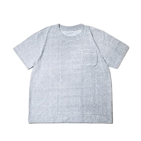 HOLIDAY TRUNKS"homebody3 Pile Short sleeve tee Ver2.0(snow gray)unisex