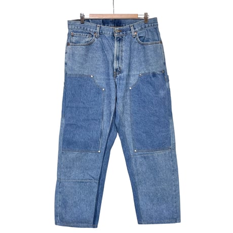yoused "double knee painter pants" (indigo) size.2A unisex
