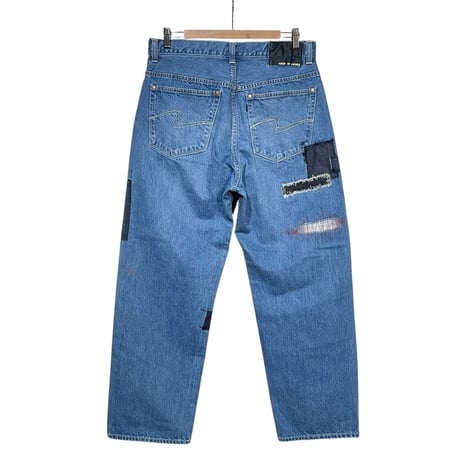 TigreBrocante"12,75oz denim big 5pocket pants“(hand damage)unisex.M