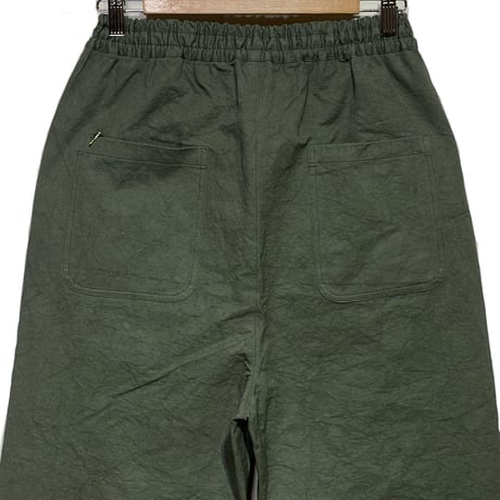 Linen ya"straight baker pants"(khaki)women's
