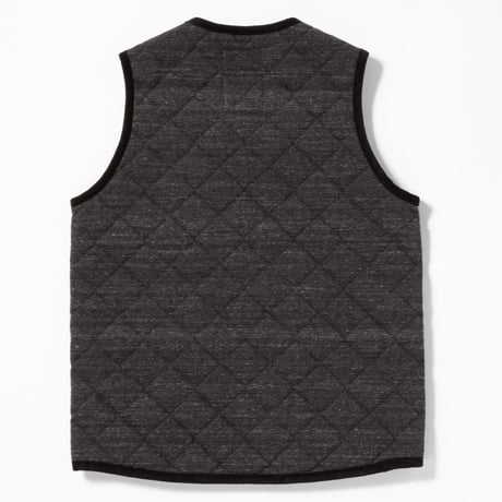 Jackman"Lavenham ×Jackman Dotsume Gilet"(heather black)unisex