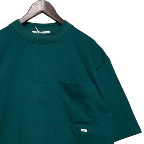 amne "HEAVY PLATING pocket tee" (green) unisex