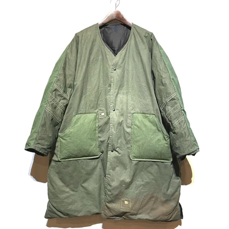 Slow Hands "recycle tent down coat"(olive)M-B(unisex)