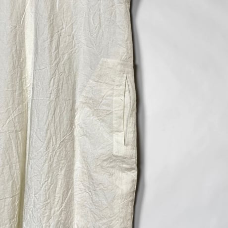 ASEEDONCLOUD"Handwerker linen×cotton HW pull-on dress"(off white)women's
