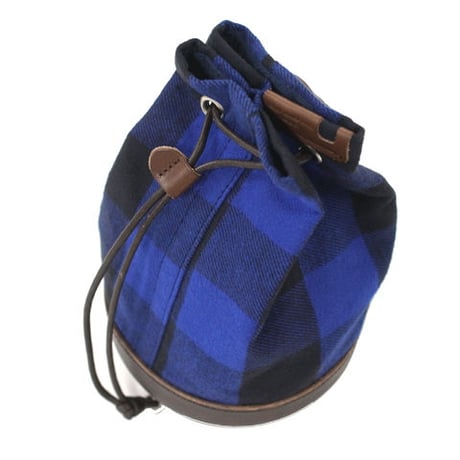 Butler Verner Sails "mold leather buffalo check purse"