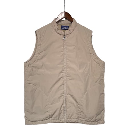 TigreBrocante"typewriter batting  stand open vest"(beige)unisex