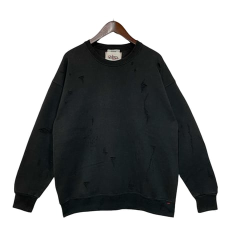 SUBTLE Re label "used damage sweat" (unisex) E