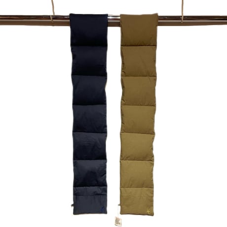 Slow Hands "cotton twill down neck warmer for ARCHIVE"