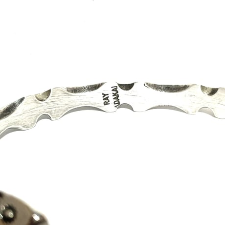indian jewelry "Ray Adakai(navajo)"triangle zigzag bangle(A)