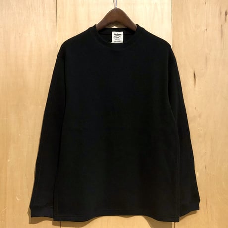 Jackman"thermal crew neck"(black) unisex