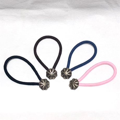 original "brass concho" hair elastic