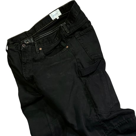 yoused "double black painter pants" (dbl black) size.1A unisex