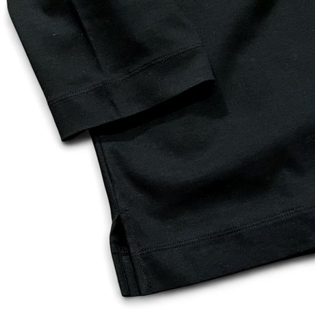 amne "HEAVY PLATING pocket 3/4 tee" (black) unisex