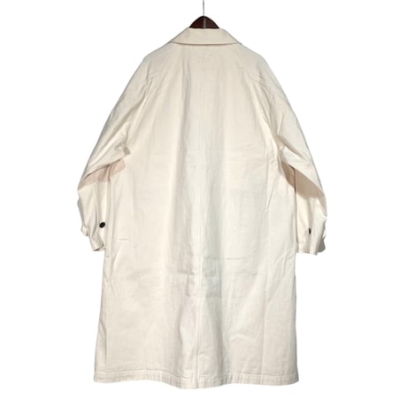 H.UNIT "Denim soutien collar coat" (kinari) unisex