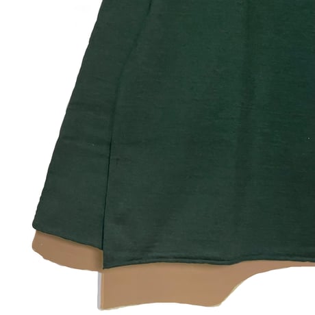 TigreBrocante"midium hard 天竺 bottle neck 9分袖"(moss green)unisex