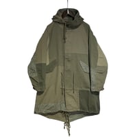 H.UNIT "herringbone switching mods coat"(khaki) unisex