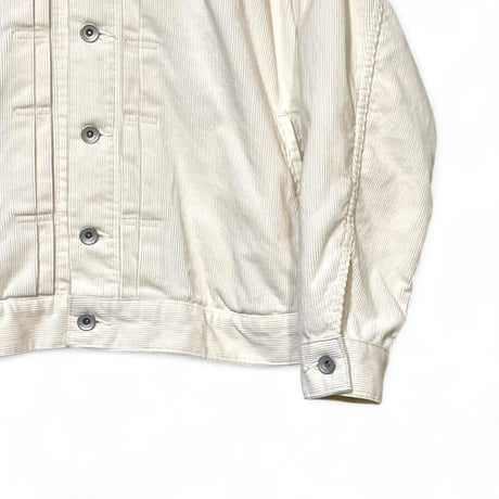 CAERULA PER LIGHTS"corduroy blouson"(white)unisex