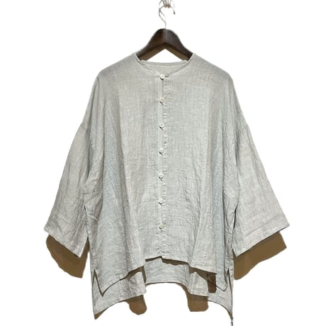 Linen ya"light jackte"(gray)women's