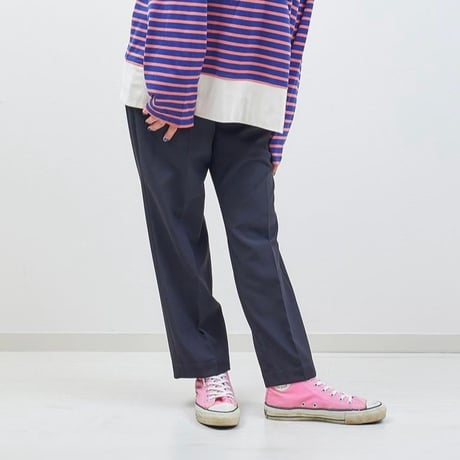 H.UNIT "weather cloth two tuck trousers"(gray)unisex