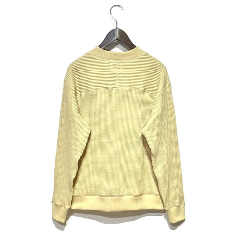 Jackman"cotton waffle midneck"(butter) unisex