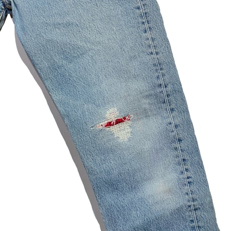 KNIFEWING "rebuild series" used US Levi's bandana crash denim(83A)unisex