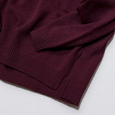 CAERULA PER LIGHTS"jazznep crew knit”(bordeaux)unisex