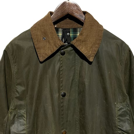 yoused"Old Barbour Resize＆Oilout + Reproof"(olive)unisex 38(A)