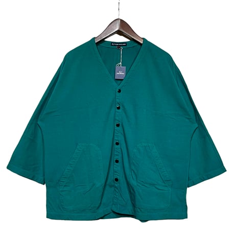 TigreBrocante"stallman quater sleeve cardigan"(blue green)unisex