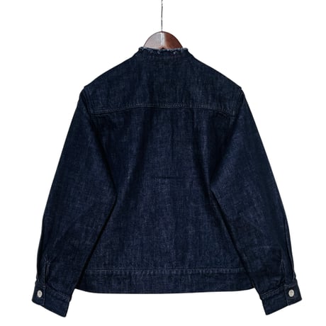 TigreBrocante"13.5oz denim cut off jean jacket"(inidigo)women's