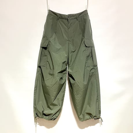TigreBrocante"nylon tusser cargo pants“(khaki)unisex