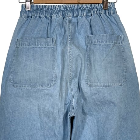 H.UNIT "denim easy pants"(used wash)unisex