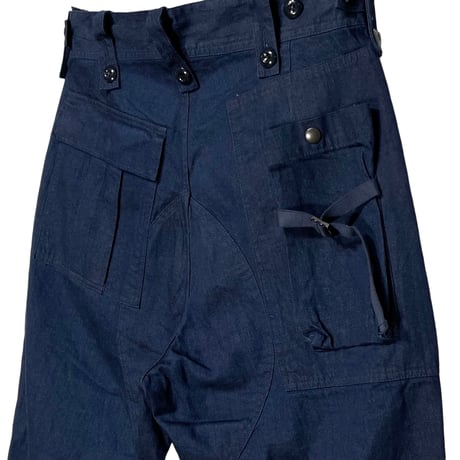 MOBTARIA"combat monky trousers"(indigo) unisex