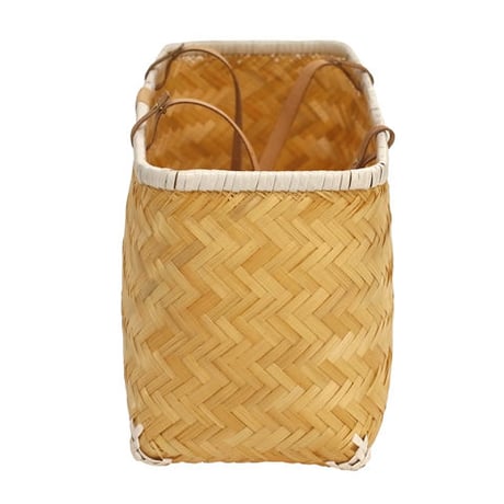 Butler Verner Sails "bamboo×leather market basket"