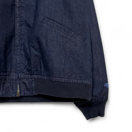TigreBrocante”KU embroidery denim army rib jacket“(indigo)unisex