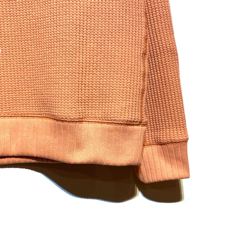 Jackman"cotton waffle mid neck"(apricot)unisex