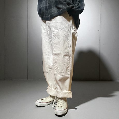 H.UNIT"denim side open painter pants one wash"(kinari)unisex