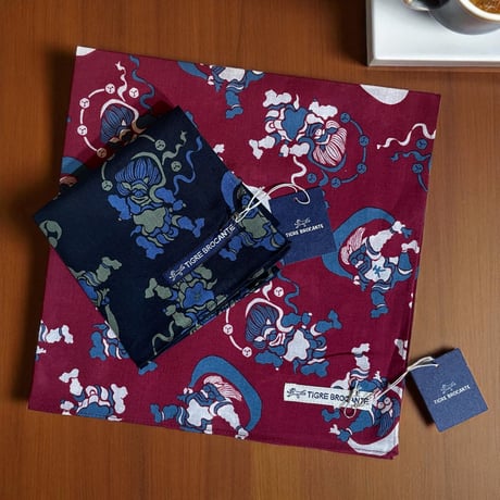 TigreBrocante"gauze bandana"  風神雷神
