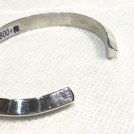 indian jewelry "ELAIN TAHE(navajo)" triangle solid bangle(A)