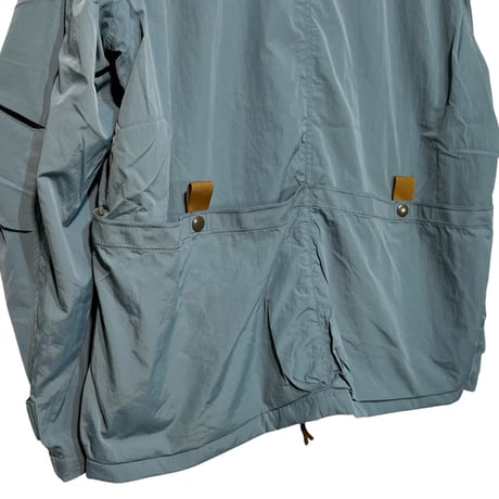 dip ltd "nylon×mesh army pocket liner jacket" (sax)unisex