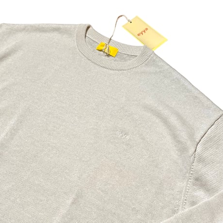 eyya"linen nylon crew neck"(light beige)unisex